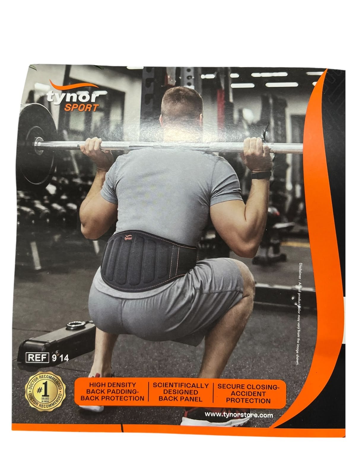 Tynor Weightlifting Gym Belt - Image 4