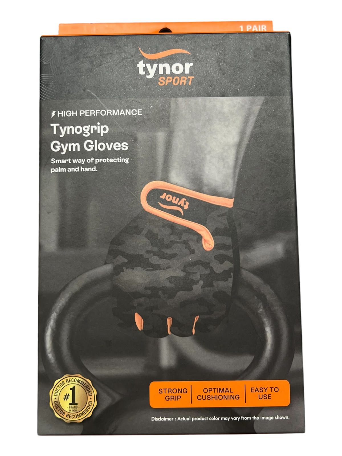 Tynor Grip Gym Gloves - Image 2