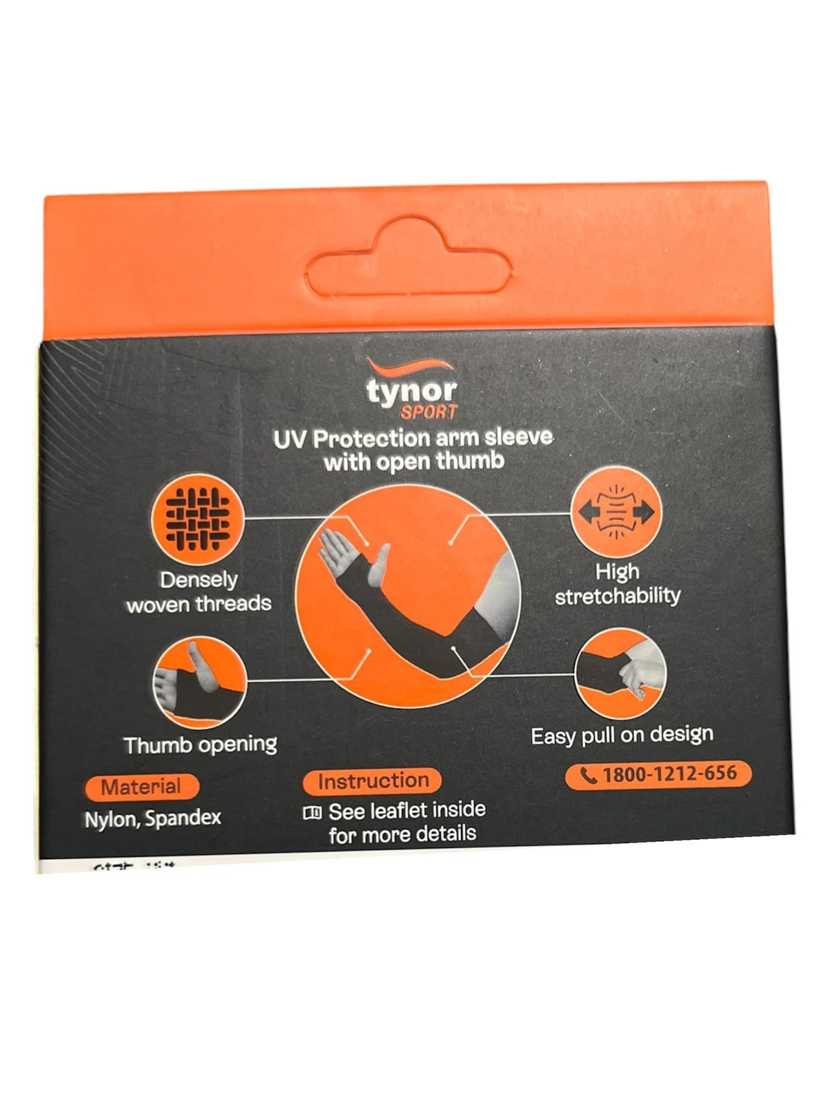 Tynor UV Protection Arm Sleeve With Open Thumb - Image 5