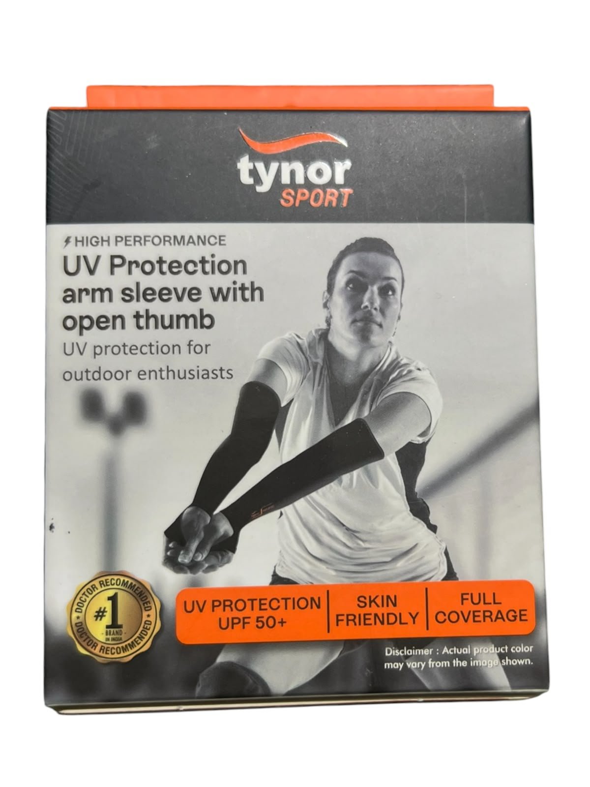 Tynor UV Protection Arm Sleeve With Open Thumb