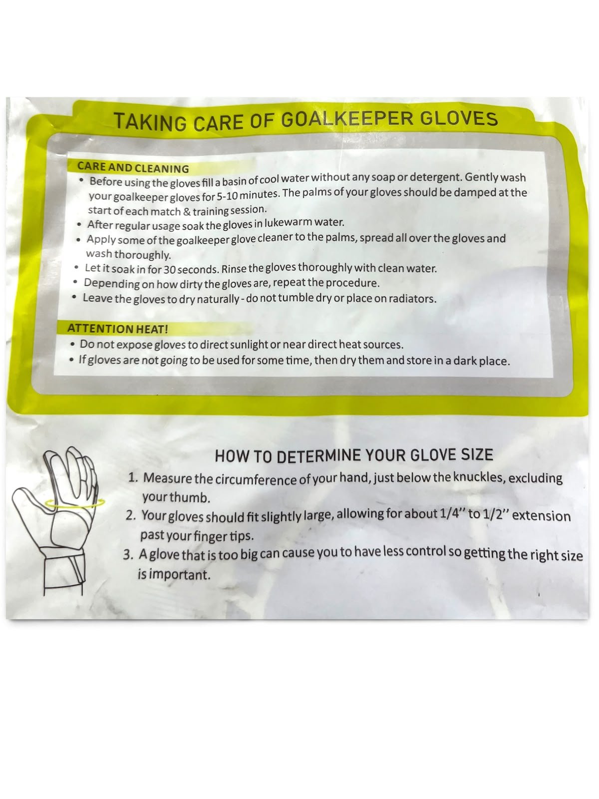 NIVIA GOLKEEPER GLOVES - Image 3